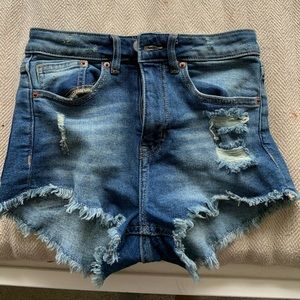 jean shorts from H&M